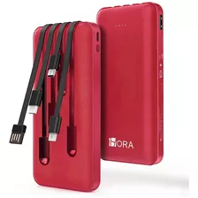 Cargador Portatil 4 En 1 De 10000 Mah Carga Rapida