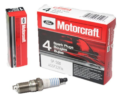 Foto de Buja Motorcraft Agsf22m Sp500 Set X 4 Ford Ecospor - Escape