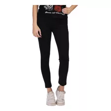 Leggins Mallon Casual Negro Mujer Con Botones Boy London