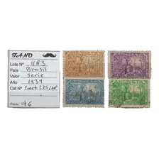 Lote1183 Brasil Serie Año 1934 Yvert# 275-78