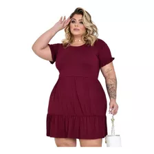 Vestido Feminino Senhora Plus Size Gordinha Igreja Congregar