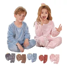 Pijama Franela Juego Para Niño Y Niña Ropa Termica De Niños