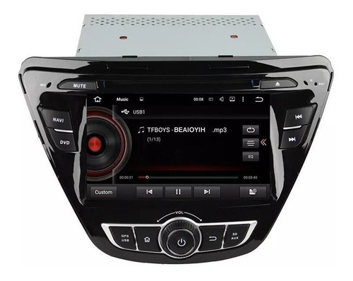 Hyundai Elantra 2015-2016 Dvd Gps Radio Touch Hd Bluetooth Foto 2