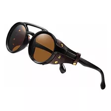 Lentes De Sol - Keithion Steampunk Style Round Vintage Sungl