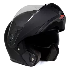 Casco Para Moto Milwaukee Helmets Mph9812 Talla M Color Negr