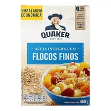 Aveia Em Flocos Finos Caixa 450g Quaker