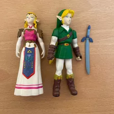 Figura Link Y Zelda Ocarina Of Time 1998 Nintendo 64