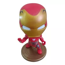 Muñeco Personaje Avengers Iron Man Con Base / 12cm.