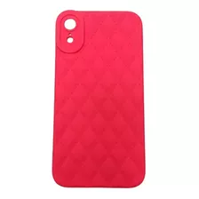 Case Silicona Con Rombos Para iPhone XR