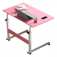 Mesa De Notebook Com Rodinhas Para Cama Sala Quarto Rosa