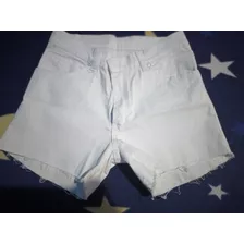 Short De Jeans Blanco