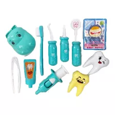 Brinquedo Dentista Hipopotamo 10pc Hz803