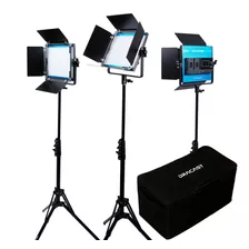 Dracast X-series 500 Bi-color 3-led Panel Kit With Hard Case