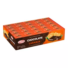 Bala Tablete Chocolate Laranja Embare 125und Display