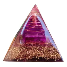 Pirâmide De Orgonite Grande Chama Violeta