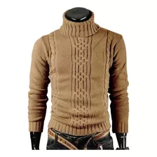 Cacharrel Casaco Blusa Tricot Lã Masculina Canelada Ref: 818