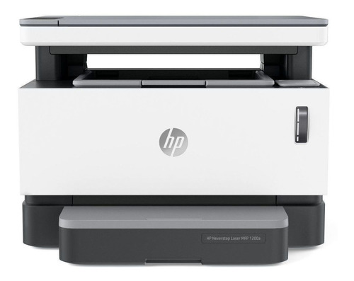 Impresora Multifunción Hp Neverstop Mfp 1200a Gris Y Blanca