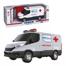 Carro Brinquedo Ambulancia Iveco Daily Resgate Divertido