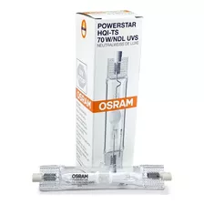 6 Focos Powerstar Hqi-ts 70w Ndl Uvs 4200k Rx7s Osram Nuevo