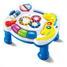 Mesinha Musical De Atividades Azul Ou Rosa Luz Som Zoop Toys