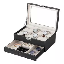 Caja Organizadora Para Relojes Joyero Para Hombres Y Mujeres