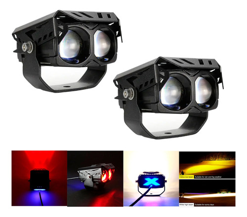 Foto de Exploradoras Led Alta Potencia 16.000 Lumens Moto + Switch