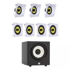 Kit Home Theater Jbl 4x Ci6s Plus 3x Ci6sa Plus 1x Sub A100p