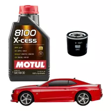 Kit Óleo Motul 5w30 Gm Camaro 6.2 V8 2011 2012 2013 2014 15+