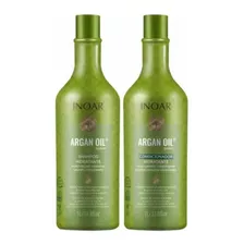  Pack Inoar Argan Oil Shampoo + Acondicionador 1l