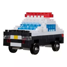 Mini Blocos De Montar Petit Block - Carro De Polícia