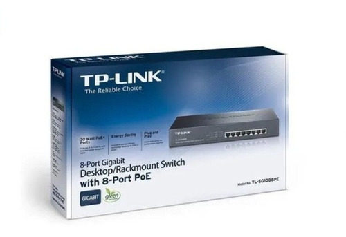Switch Para Redes, Marca: Tp-link, Modelo: Tl-sg1008pe.