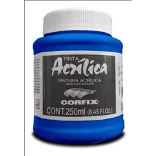 Tinta Acrílica Corfix Cores Frias 250 Ml Cor Azul Ftalocianina