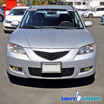 Fits 2007-2009 Mazda 3 4-door 07-09 Sedan Fog Bumper Lig Spa Foto 8