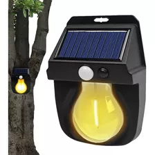 Lámpara Led De Pared Solar Para Exterior Sensor Movimiento