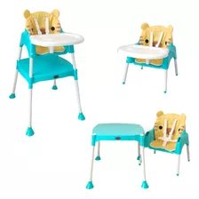 Silla Comedor Y Escritorio Para Bebe Marca Induhogar + Cojin