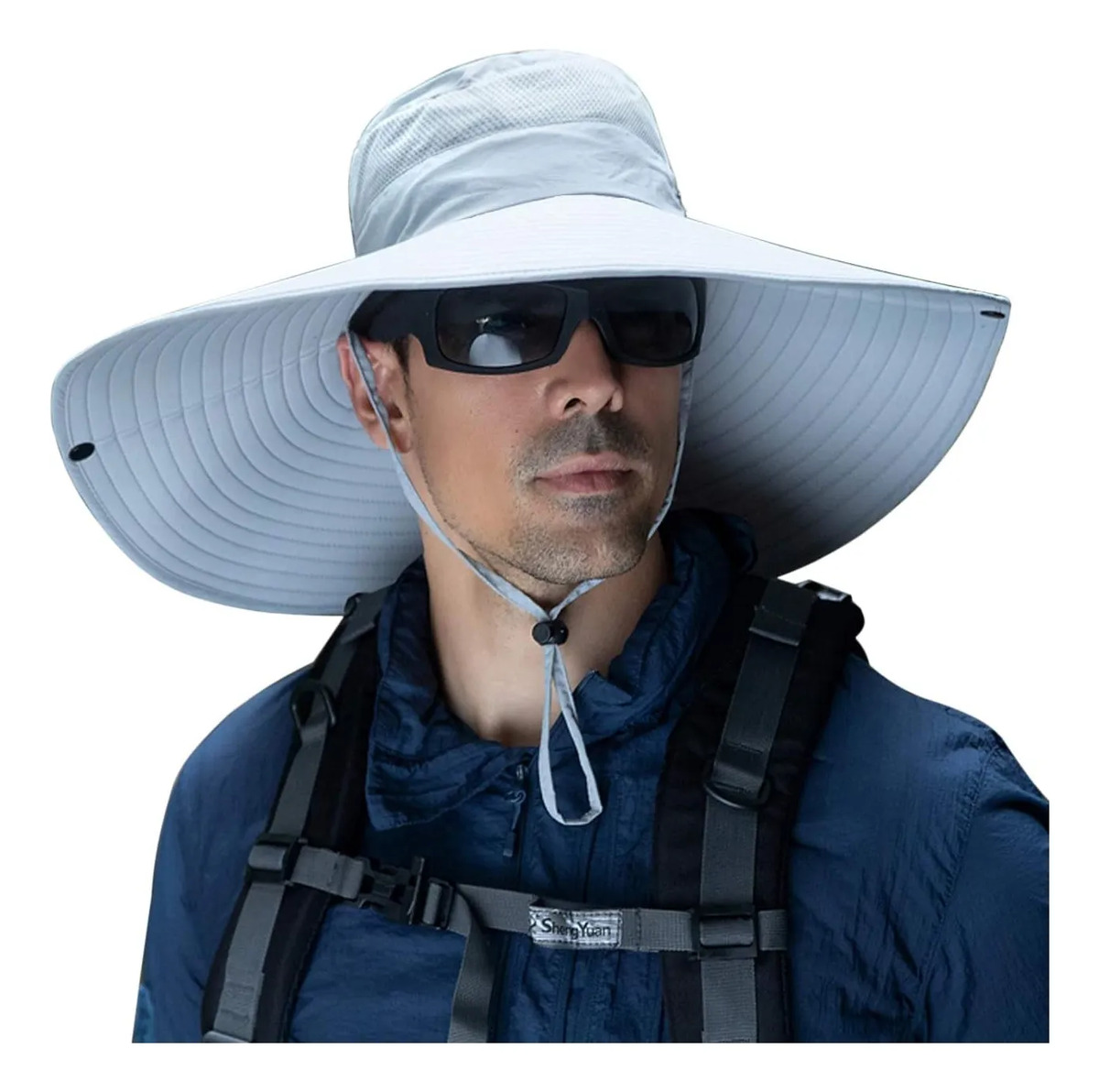 Sombrero Piluso Unisex Exterior Protección Solar 6 Azul