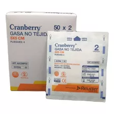 Gasa Estéril 5x5- Caja 50 Unidades Cranberry