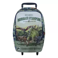 Mochila Infantil Jurassic World Neopreno 37x29x12 Con Ruedas