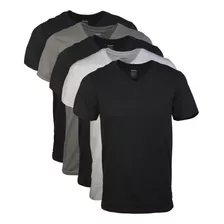Gildan Camisetas Con Cuello En V Para Hombre, Multipack, Est