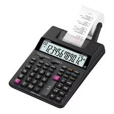 Calculadora Sumadora Casio Hr-170rc De Escritorio Negra Color Negro