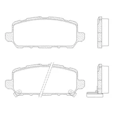 Pastilha De Freio Traseira Honda Hr-v Exl 1.8 16v 2019