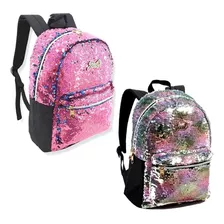 Mochila Infantil Escolar Menina Paetê Brilho Lantejoula