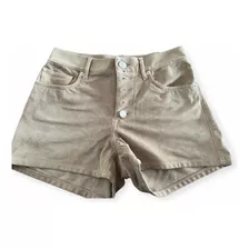 Short Dama Express Talle S Gamuza Beige