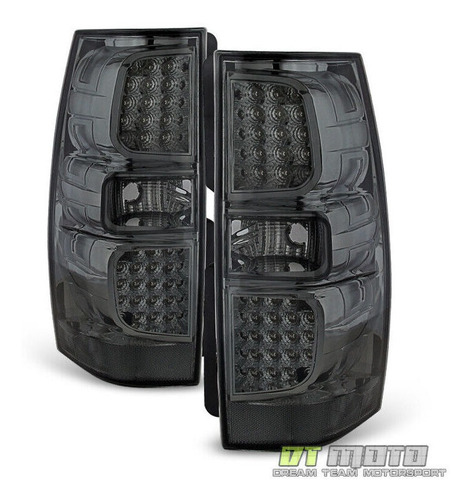 Par Faros Ahumado Led Chevrolet Tahoe Lt 2010 5.3l Foto 3