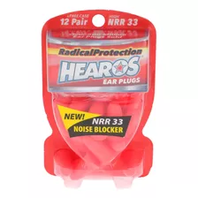 Protetor Auricular Earplugs Hearos 33db 12 Pares