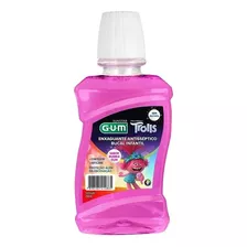 Enxaguante Bucal Infantil Antisseptico 250ml Trolls Gum