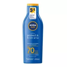 Protetor Solar Nivea Sun Protect & Hidrata Fps 70 Com 200ml