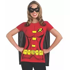 Rubie's Costume Dc Comics Robin - Camiseta Para Mujer Con Ca