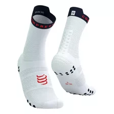 Calcetines Running Compressport Pro Rac Blanco Xu00046b0035