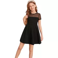 Vestido Bonito Infantil De Niñas Con Malla Elegante 02